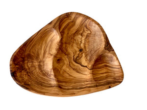 Olive Dish Natural Shape- 3 Sections